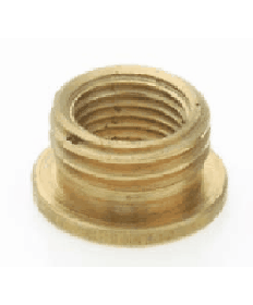 Satco 90/963 Satco 90-963 1/4Mx1/8F w/Shoulder Unfinished Brass Reducing Bushing