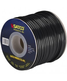 Satco 93/132 Satco 93-132 18/2 SPT-1 105C 250FT Black Spool Wire