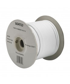Satco 93/313 Satco 93-313 18/3 SJT 105C Pulley Cord 250FT Black Spool Wire