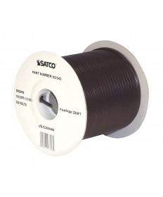 Satco 93/369 18/3 SVT BLACK RAYON BRAID Wire Light Bulb