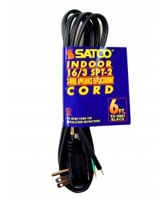 Satco 93/5041 6FT 16/3 SPT-2 POWER SUPPLY 1625 Watts Wire Light Bulb