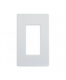 Satco 96/121 CLARO SINGLE GANG WALLPLATE WH Switches & Accessories