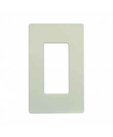 Satco 96/123 CLARO SINGLE GANG WALLPLATE AL Switches & Accessories