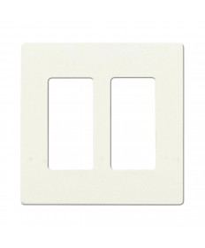 Satco 96/221 CLARO 2 GANG WALLPLATE WH Switches & Accessories Light