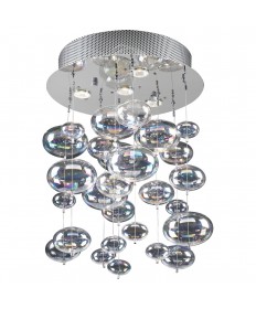 PLC Lighting 96962 PC 4 Light Ceiling Light Bubbles Collection
