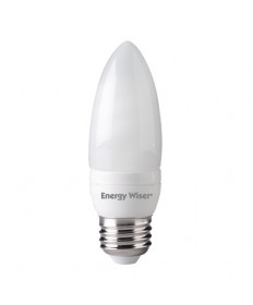 Bulbrite 513108 | 7 Watt Compact Fluorescent B10 Chandelier Bulb