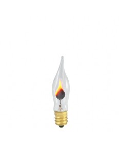 Bulbrite 410303 | 3 Watt Incandescent CA5 Flame Tip Chandelier Bulb