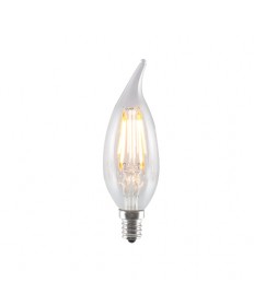 Bulbrite 776558 | 2-Watt LED CA10 Flame-Tip Chandelier Bulb, 25W