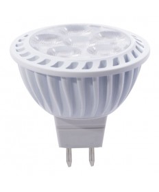 Bulbrite 771091 | Dimmable LED MR16 Narrow Flood Bulb 7.7W, Clear/Soft