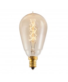 Bulbrite 132511 | 25 Watt Nostalgic Incandescent Edison ST15, Vintage