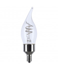 Satco S10524 4W E12 LED Light Bulb Warm / Soft White Warm / Soft White
