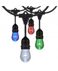 Satco S11291 | 48 Feet LED String Light S14 Starfish RGBW 15 Bulb