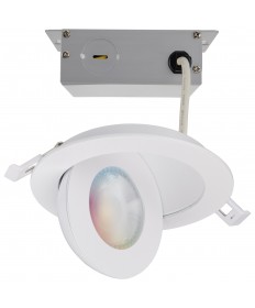 Satco S11293 9W Integrated Recessed Fixture Warm to Cool White/Color