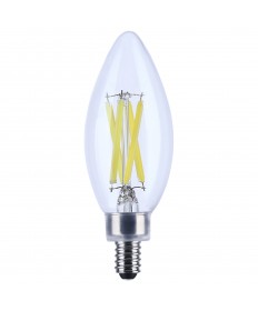 Satco S11344 8W E12 LED Light Bulb Cool White Cool White 120V 0.067A