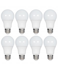 Satco S11461 9A19/LED/850/ND/120V/8PK 9 Watts 120 Volts 0.075A LED