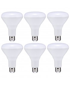 Satco S11470 | BR30 LED Bulb 8.5 Watt 2700K Medium Base 120 Volt (6- Pack)