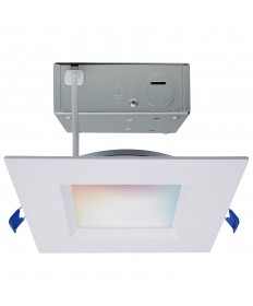 Satco S11567 12W Integrated Recessed Fixture Warm to Cool White/Color