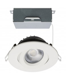 Satco S11618R1 12W Integrated Recessed Fixture Warm White to Natural