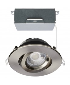 Satco S11620R1 12W Integrated Recessed Fixture Warm White to Natural