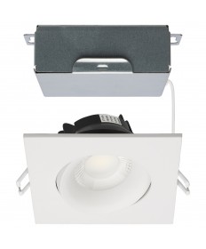 Satco S11627R1 12W Integrated Recessed Fixture Warm White to Natural