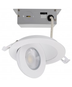 Satco S11840 9WLED/GBL/4/CCT/RND/WH 9 Watts 120 Volts Recessed Light
