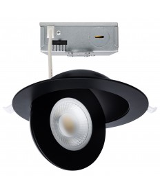 Satco S11862 15WLED/GBL/6/CCT/RND/BLK 15 Watts 120 Volts Recessed