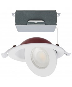 Satco S11880 9W Integrated Recessed Fixture Warm White to Natural