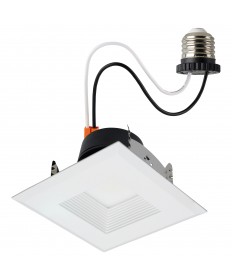 Satco S11884 5.8W/7W/9.5W E26 Adapter Recessed Fixture Warm White to