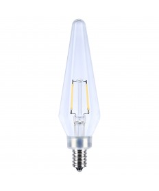Satco S12140 2W E12 LED Light Bulb Warm / Soft White Warm / Soft White
