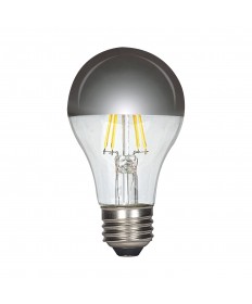 Satco|Nuvo  S12421 | Satco A19 LED Bulb Silver Crown 6 Watt Medium Base 2700K 120 Volt