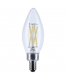 Satco S12492 4W E12 LED Light Bulb Warm / Soft White Warm / Soft White