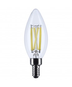 Satco S12496 8W E12 LED Light Bulb Neutral White Neutral White 120V