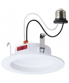 Satco S12600 6.5W E26 Adapter Recessed Fixture Warm White to Natural