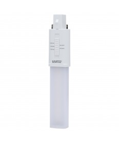 Satco S18405 4.5W G23 LED Light Bulb Warm White to Natural Light Warm