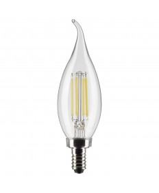 Satco S21296 4CA10/LED/927/CL/120V/E12 4 Watts 120 Volts 0.044A LED