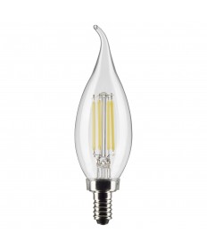 Satco S21306 5.5CA10/LED/940/CL/120V/E12 5.5 Watts 120 Volts 0.063A