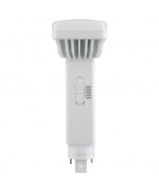 Satco S21411 9W G24d-2 LED Light Bulb Warm White to Natural Light Warm