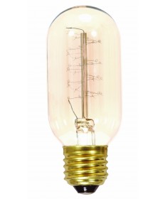 Satco S2416 40T14/CL/32S/120V VINTAGE 40 Watts 120 Volts Incandescent