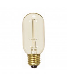 Satco S2417 40T14/CL/15S/120V VINTAGE 40 Watts 120 Volts Incandescent