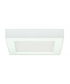 Satco S29327 10.5W/LED/5.5"FLUSH/30K/SQ/WH 10.5 Watts 120 Volts