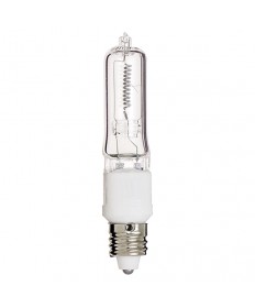 Satco S3162 50Q/CL/MC Satco 50-Watt T4 E11 Clear 120-Volt Halogen Light Bulb