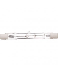 Satco S3183 Satco 75T3Q/CL 130V 75 Watt 130 Volt T3 R7S Base J-Type (short) Clear Double Ended Quartz Halogen Light Bulb