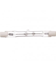Satco S3199 75T3Q/CL 75 Watt 120 Volt T3 R7S Base J-Type (short) Clear Double Ended Halogen Light Bulb