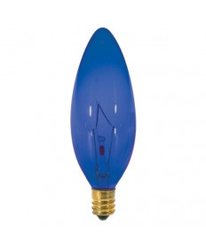 Satco S3218 Satco Light Bulbs 25B9.5/B 25 Watt 120 Volt B9.5 Blue