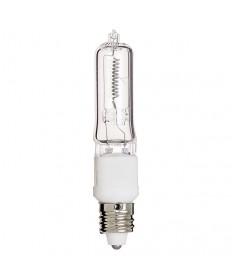 Satco S3484 Satco 75Q/CL/MC 75 Watt 120 Volt T4 E11 Mini Can Base Clear Halogen Light Bulb