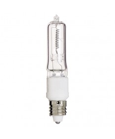 Satco S3485 Satco 100Q/CL/MC 100 Watt 120 Volt T4 E11 Mini Can Base Clear Halogen Light Bulb