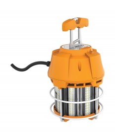 Satco S38939 HI PRO LED Work Light 60W Hi-Lumen 5000K 120V Caged LED Lamp