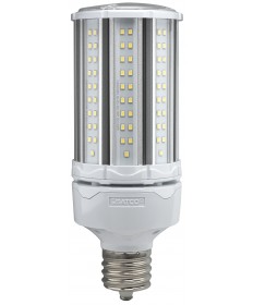 Satco S39394 54 Watts LED Corn HID Replacement Bulb 5000K EX39 Mogul Base 100-277 Volts