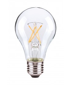 Satco S39879 8 Watt A19 LED Bulb Clear Medium Base 2700K 120V LED Light Bulb