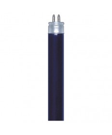 Satco S6405 Satco F4T5/BLB 4 Watt T5 6 inch Mini Bi-Pin Base Blacklight Blue Preheat Fluorescent Tube/Linear Lamp